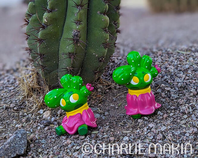 my original character &quot;Cactus Kid&quot; (hand crafted art toys) ©CharlieMakinToys