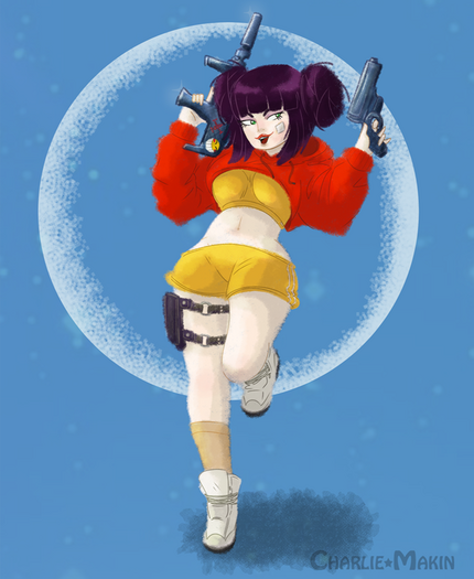 Space Cowgirl redesign (digital) ©CharlieMakin