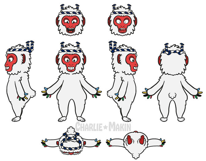 Tokyo Olympics Character Turnaround Contest Submission (digital) ©CharlieMakin