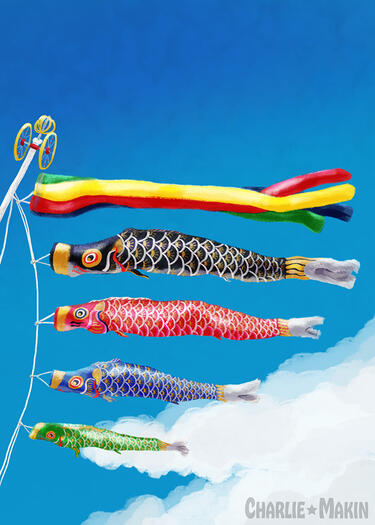 Children's Day in Japan (digital) ©CharlieMakin