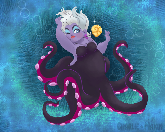 Little Mermaid fanart 2 (digital) ©CharlieMakin